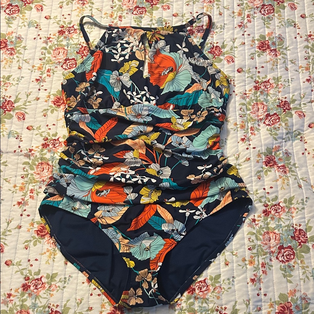 Ellen Tracy One Piece Swimwear Womens Size 14